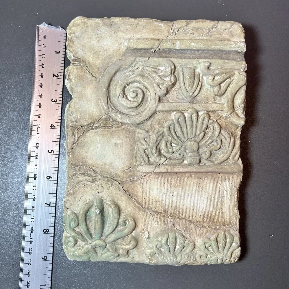 DuBois Designs Alyon Column Wall Plaque - Classical Greek Ionic Relief - 7